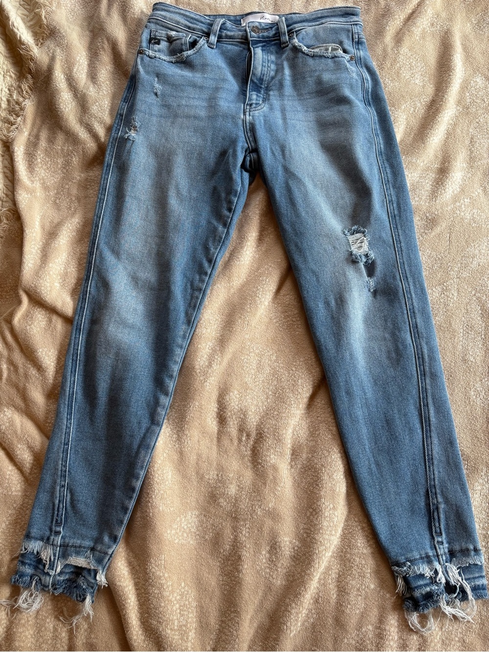 Kancan Blue Distressed Women's Skinny Jeans Size 9/28